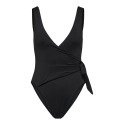 ONLY Julie Wrap Tie Badedragt - Sort