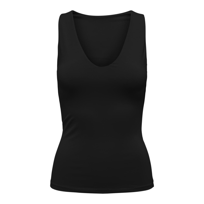 ONLY CARMAKOMA Ea S/L Vendbar Top - Sort