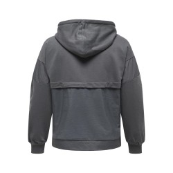 ONLY CARMAKOMA Sabine Langærmet Hoodie Swt Jrs - Magnet