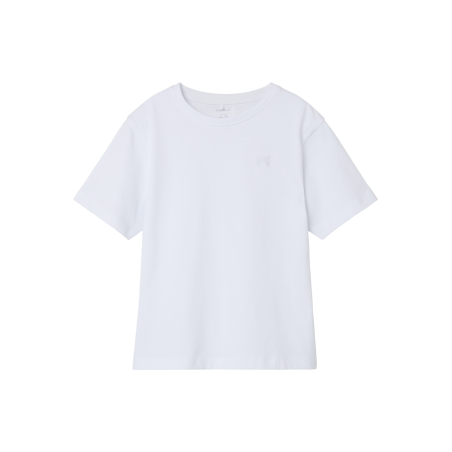 NAME IT Nkmgreg Kortærmet Nreg Top - Bright Hvid