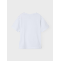 NAME IT Nkmgreg Kortærmet Nreg Top - Bright Hvid