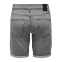 ONLY & SONS Ply Denim Shorts - Grey Denim