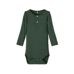 NAME IT Baby Kab L/S Bodystocking - Pine Grove