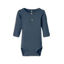 NAME IT Baby Kab L/S Bodystocking - Bering Sea
