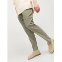 JACK & JONES PLUS Stace Jjbreeze Hør Bukser - Deep Lichen Green