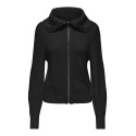 ONLY Fia Langærmet Zip High Neck Cardigan Cc Knt - Sort
