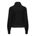 ONLY Fia Langærmet Zip High Neck Cardigan Cc Knt - Sort