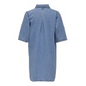 ONLY Gry S/S Denim Kjole - Light Blue Denim