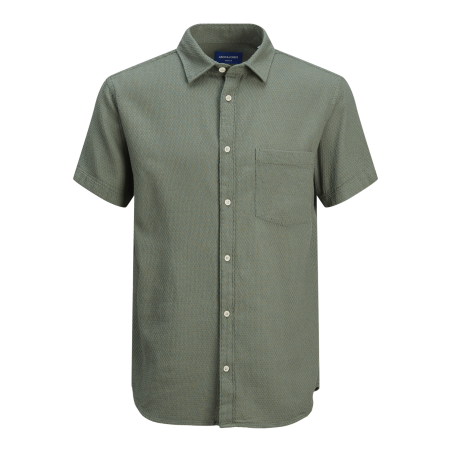 JACK & JONES Jortampa Dobby Shirt Kortærmet Pls - Laurel Wreath