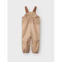 NAME IT Alfa08 Softshell Bib Bukser Aop Fo - Light Taupe
