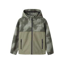 NAME IT KIDS Alfa08 Softshell Jakke - Shadow