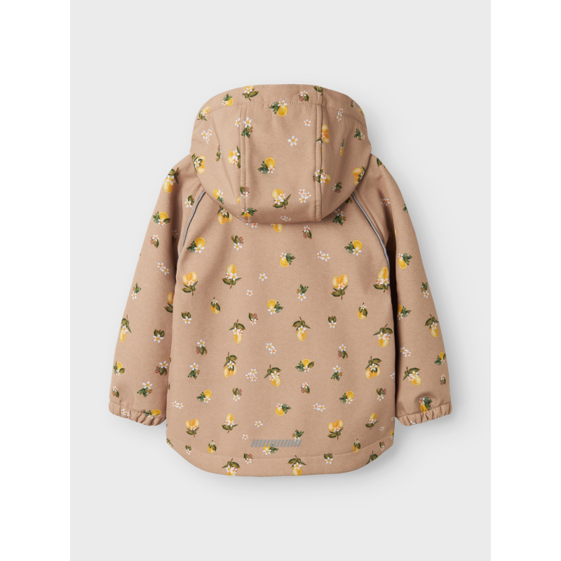 NAME IT Alfa08 Softshell Ashape Jakke Fo - Light Taupe