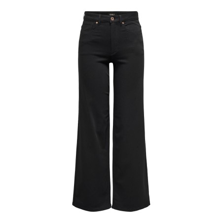 ONLY Madison Blush Højtaljede Brede Denim Soo796 - Sort Denim