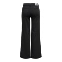 ONLY Madison Blush Højtaljede Brede Denim Soo796 - Sort Denim