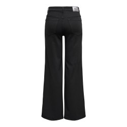 ONLY Madison Blush Højtaljede Brede Denim Soo796 - Sort Denim
