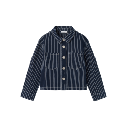 NAME IT Nkfzoe Twill Os Stripe Shirt 6466-Td T - Navy Blazer