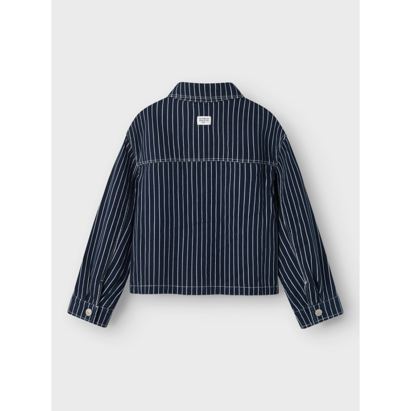 NAME IT Nkfzoe Twill Os Stripe Shirt 6466-Td T - Navy Blazer