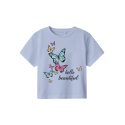 NAME IT MINI Frejane T-Shirt - Xenon Blue