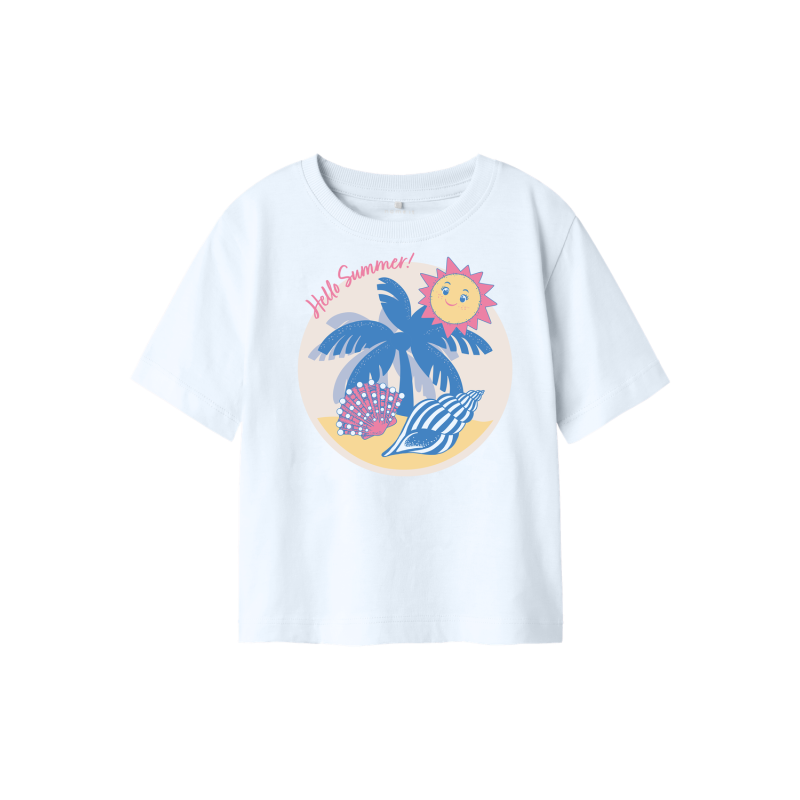 NAME IT MINI Jassa T-shirt - Lucent White