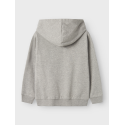 NAME IT Nkmteeddy Langærmet Nreg Sweat Wh Bru - Grey Melange