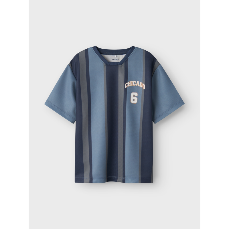 NAME IT Nkmbibile Kortærmet Nreg Top - Lava Smoke