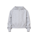 NAME IT Nkfmille Card W Hood Unb - Light Grey Melange