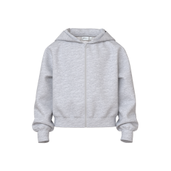NAME IT Nkfmille Card W Hood Unb - Light Grey Melange