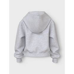 NAME IT Nkfmille Card W Hood Unb - Light Grey Melange