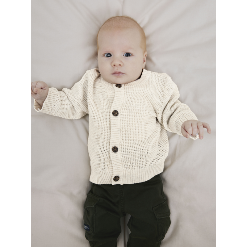 NAME IT Bubba Langærmet Knit Card - Peyote Melange