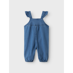 NAME IT Evi Round Denim Overall 1966-Yb B - Medium Blue Denim