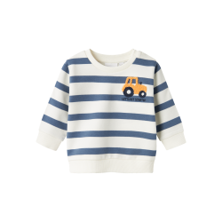 NAME IT Bevo Langærmet Sweat Unb - China Blue