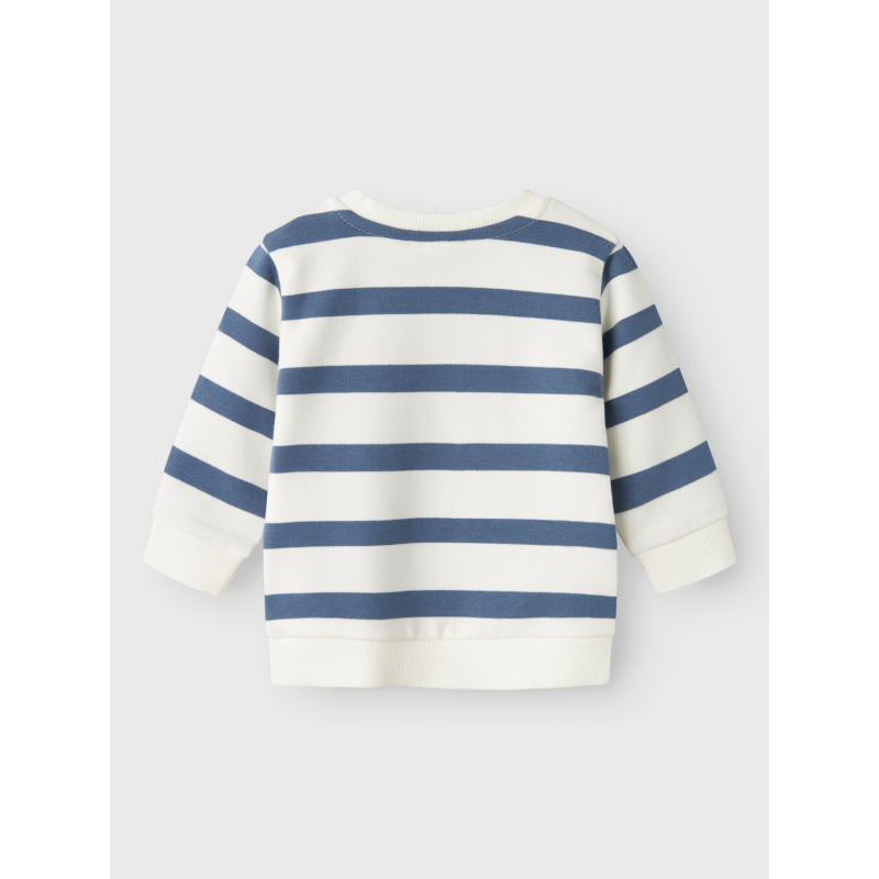 NAME IT Bevo Langærmet Sweat Unb - China Blue