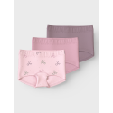 NAME IT Tights 3P Barely Pink Bow - Barely Pink
