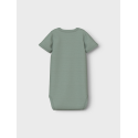 NAME IT Body 3P Kortærmet Sea Foam Elephant - Sea Foam