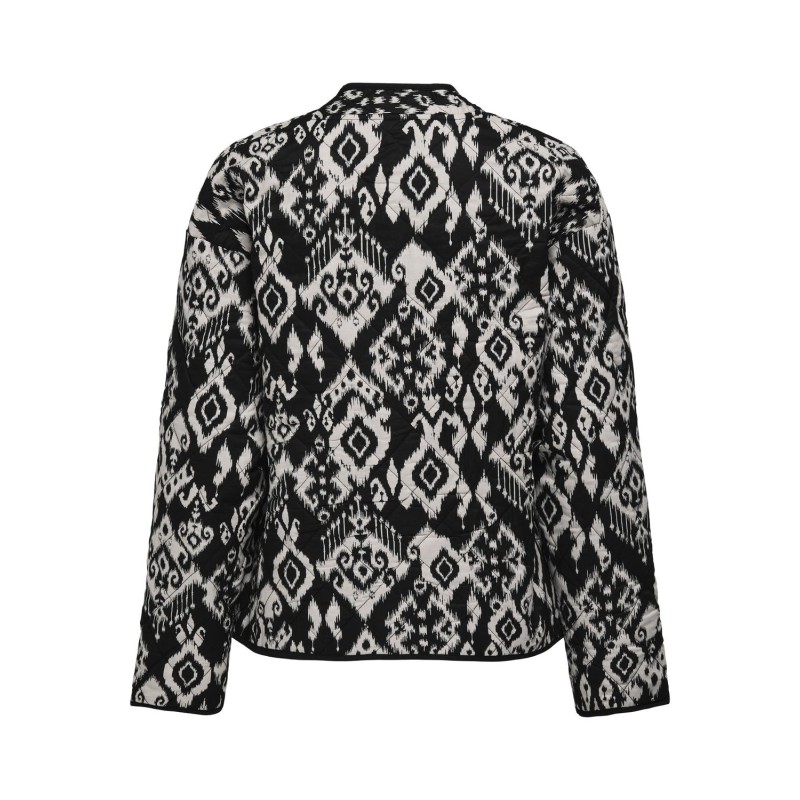 JDY Tiger Langærmet Bomber Vævet - Sort