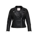 ONLY CARMAKOMA Emmy Faux Leather Biker - Sort