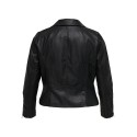 ONLY CARMAKOMA Emmy Faux Leather Biker - Sort