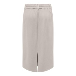 ONLY Poptrash Midi Skirt - Pumice Stone