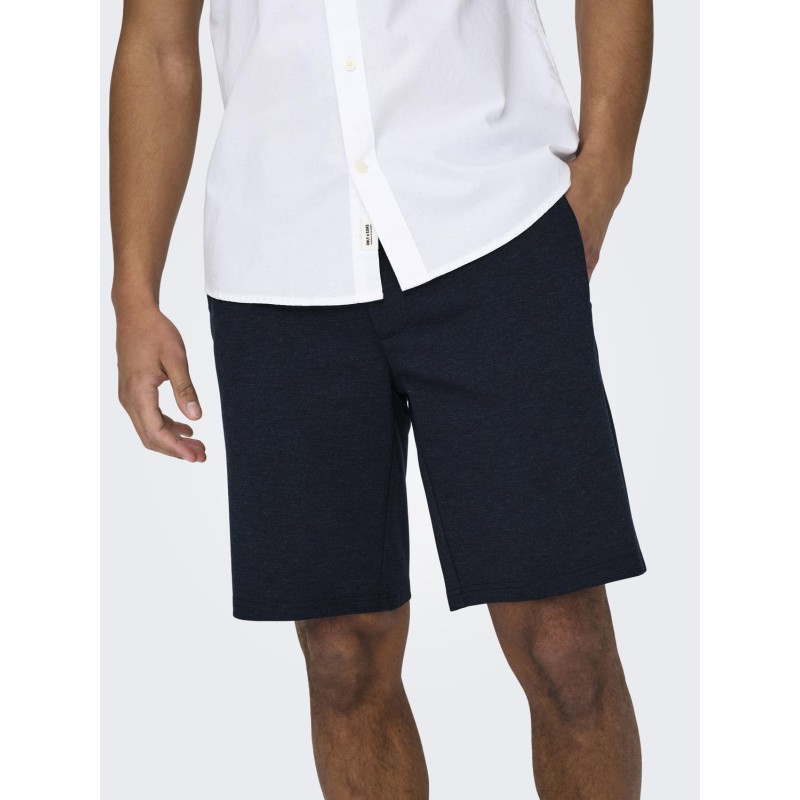 ONLY & SONS Mark 0209 Melange Shorts - Dress Blues