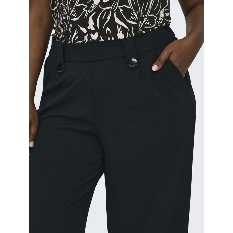 ONLY CARMAKOMA Sania Button Bukser Jrs Pnt - Sort