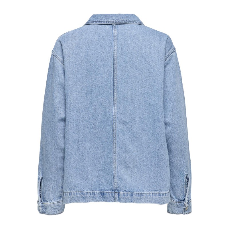 ONLY Birdie L/S Denim Skjorte - Light Blue Denim