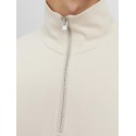 JACK & JONES Jorvesterbro Sweat Quarter Zip Hn - Moonbeam