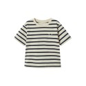 NAME IT Mini Torine S/S Top - White Swan