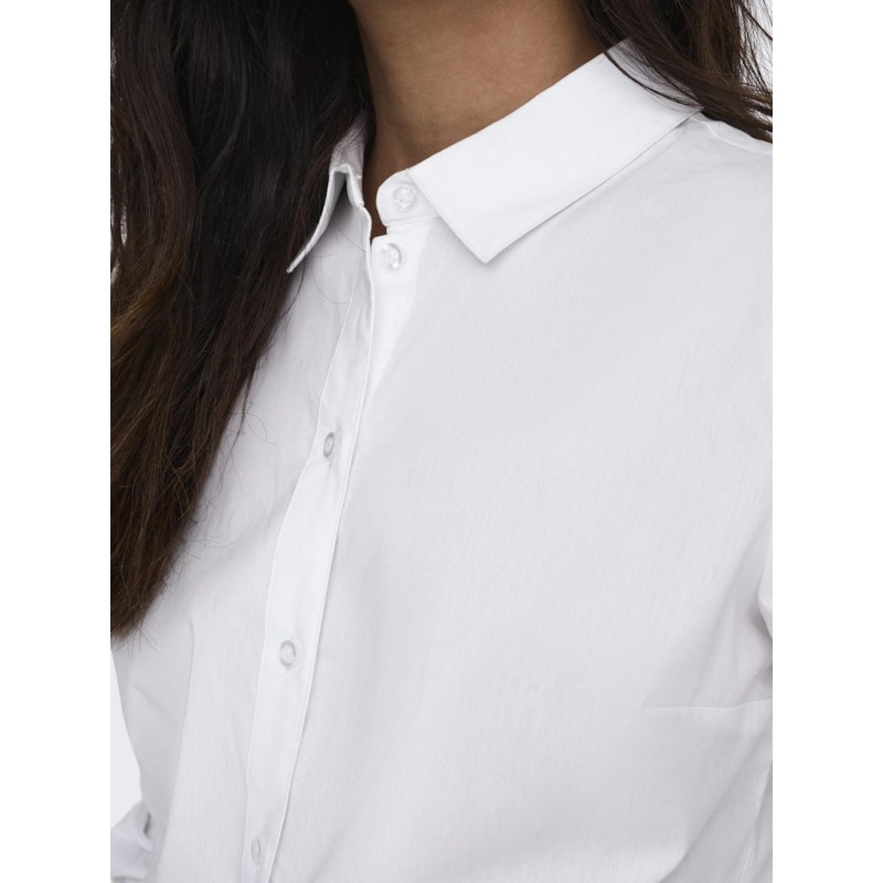 JDY Mio L/S Skjorte - White