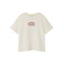 NAME IT Kids Lasso S/S T-shirt - White Swan/Rød