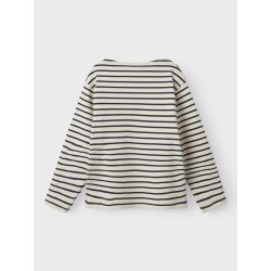 NAME IT Kids Loa L/S Top - White Swan