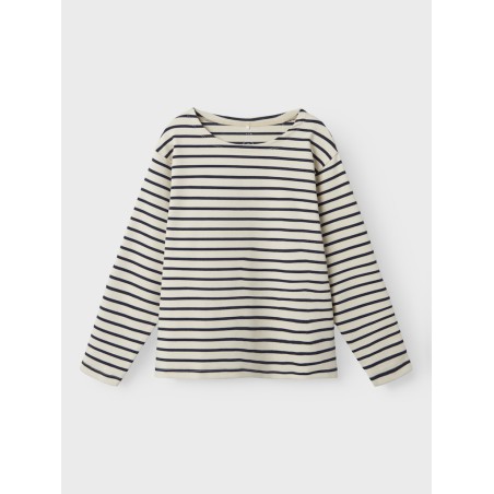 NAME IT Kids Loa L/S Top - White Swan