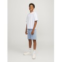 JACK & JONES Junior Noho Ryg Grafisk T-shirt - Bright White