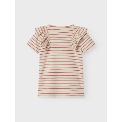 NAME IT Liana Kortærmet Top - Hvid Swan