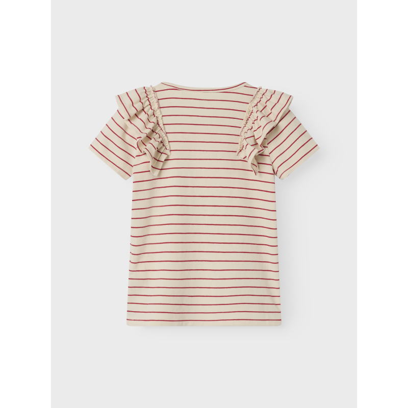 NAME IT Liana Kortærmet Top - Hvid Swan